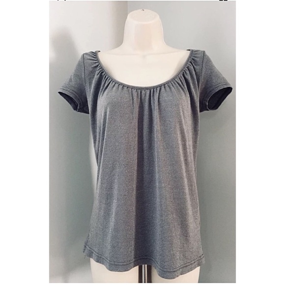 Michael Stars Tops - MICHAEL STARS One Sz Fit Most Tee Blue Metallic